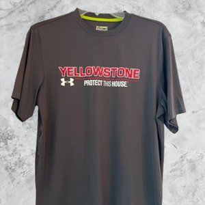 Mens Under Armor Yellowstone Moisture Wick T-Shirt - Size SM